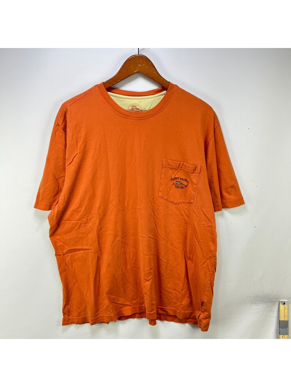 Vintage Tommy Bahama Orange Pocket T-Shirt XL